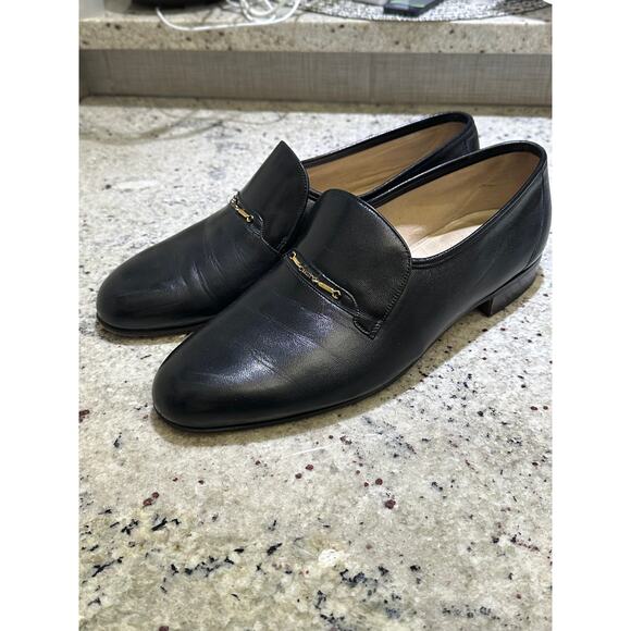 Bally of Switzerland Adrian 04 Black Leather Bit Loafer Men\'s Size 11 Dress Shoe main image 4